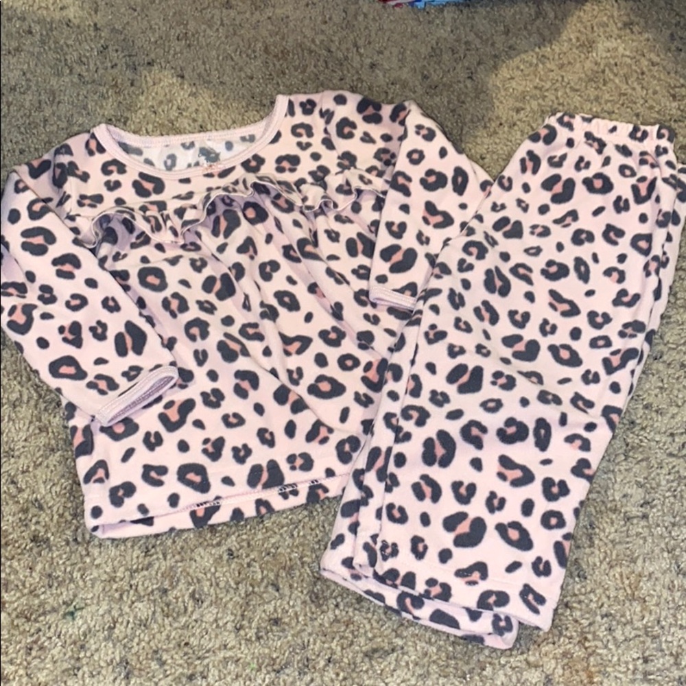 Leopard Fleece PJ